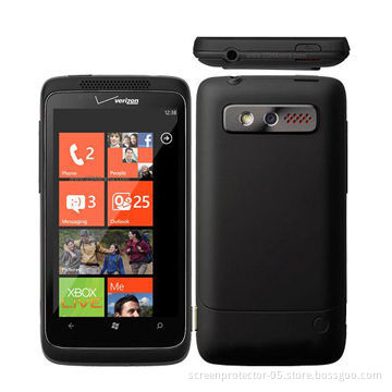 Anti-scratch Water-resistant Screen Protector for HTC Trophy, Compliant with RoHS Directive
